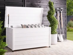 New Beliani Cesta CAMPALTO 123 cm 60 cm Bianco