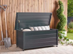 Discount Beliani Cesta CAMPALTO 113 cm 50 cm scuro Grigio