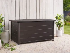 Clearance Beliani Cesta CAMPALTO 123 cm 60 cm scuro Marrone
