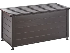 Clearance Beliani Cesta CAMPALTO 123 cm 60 cm scuro Marrone