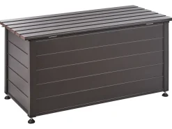 Clearance Beliani Cesta CAMPALTO 123 cm 60 cm scuro Marrone