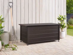 New Beliani Cesta CAMPALTO 113 cm 50 cm scuro Marrone