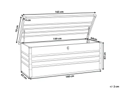 Best Beliani Cesta CEBROSA 70 cm Blu