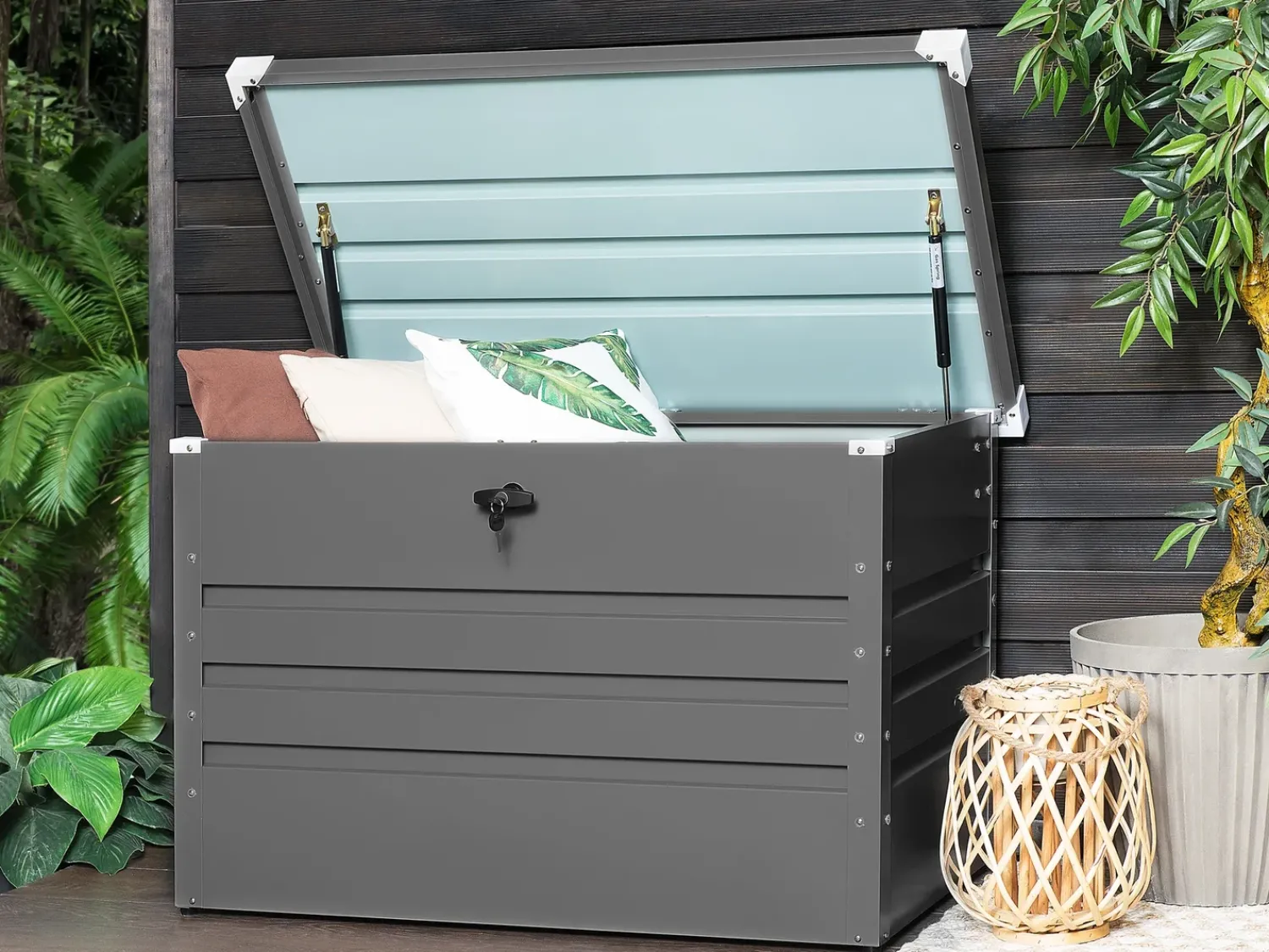 Sale Beliani Cesta CEBROSA 62 cm Grigio