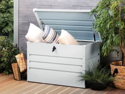 Best Beliani Cesta CEBROSA 62 cm chiaro Grigio