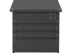 Outlet Beliani Cesta CEBROSA 70 cm grafite Grigio