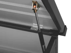 Outlet Beliani Cesta CEBROSA 70 cm grafite Grigio