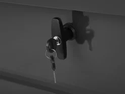 Outlet Beliani Cesta CEBROSA 70 cm grafite Grigio