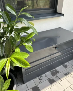 Sale Beliani Cesta CEBROSA 62 cm grafite Grigio