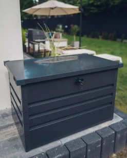 Beliani Cesta CEBROSA 62 cm grafite Grigio