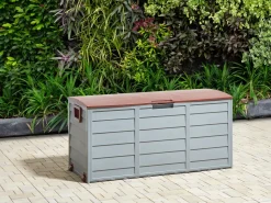 Hot Beliani Cesta LOCARNO 112 cm 50 cm Marrone Marrone Grigio