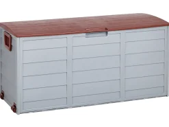 Hot Beliani Cesta LOCARNO 112 cm 50 cm Marrone Marrone Grigio