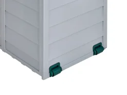 Beliani Cesta LOCARNO 112 cm 50 cm Verde Verde Grigio