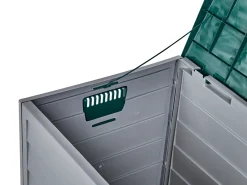 Beliani Cesta LOCARNO 112 cm 50 cm Verde Verde Grigio