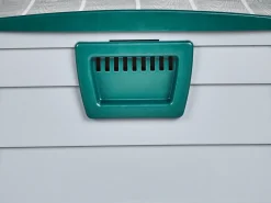 Beliani Cesta LOCARNO 112 cm 50 cm Verde Verde Grigio