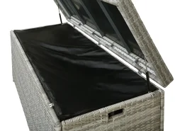 Clearance Beliani Cesta MODENA 158 cm 63 cm Grigio