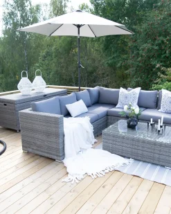 Clearance Beliani Cesta MODENA 158 cm 63 cm Grigio