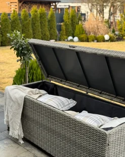 Clearance Beliani Cesta MODENA 158 cm 63 cm Grigio