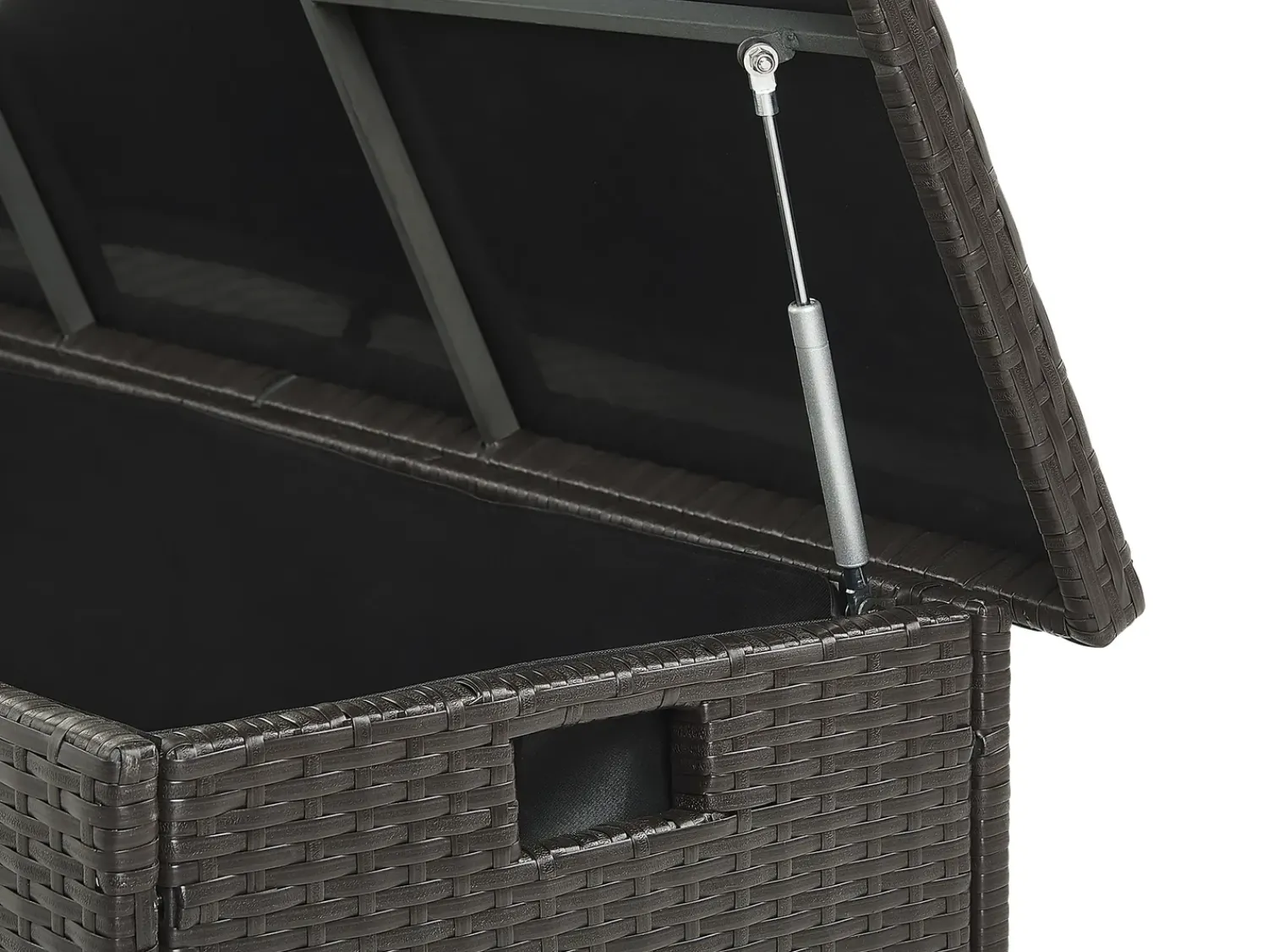 Best Beliani Cesta MODENA 126 cm 46 cm Marrone Marrone Nero