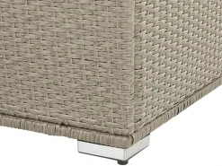 Hot Beliani Cesta MODENA 155 cm 75 cm Tortora Beige Naturale Grigio Nero