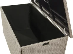 Hot Beliani Cesta MODENA 155 cm 75 cm Tortora Beige Naturale Grigio Nero