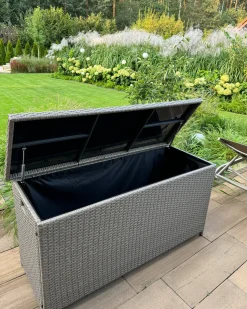 Hot Beliani Cesta MODENA 155 cm 75 cm Tortora Beige Naturale Grigio Nero