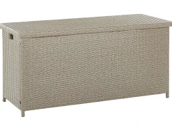 Online Beliani Cesta MODENA 126 cm 46 cm Tortora Beige Naturale Grigio Nero