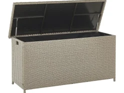 Online Beliani Cesta MODENA 126 cm 46 cm Tortora Beige Naturale Grigio Nero