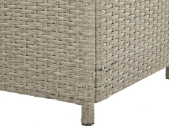 Online Beliani Cesta MODENA 126 cm 46 cm Tortora Beige Naturale Grigio Nero