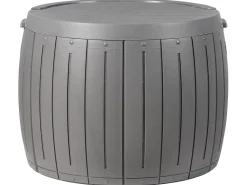 New Beliani Cesta PRINOS 56 cm 56 cm Grigio
