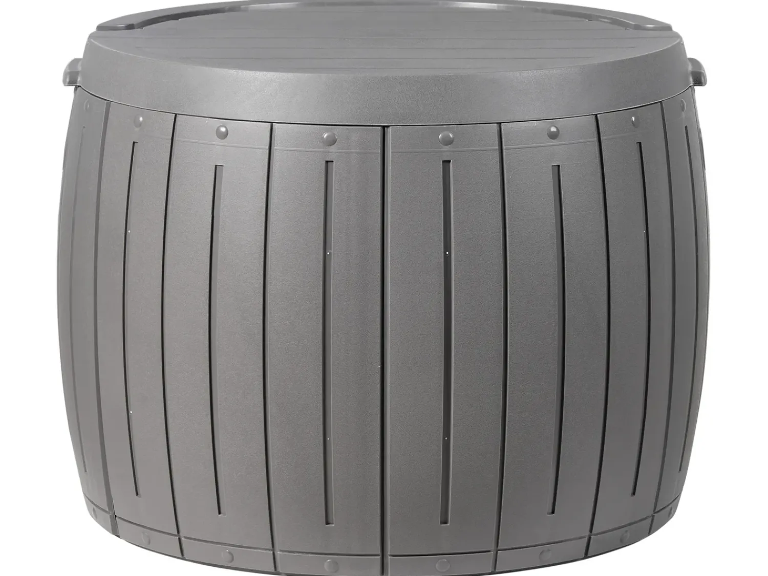 New Beliani Cesta PRINOS 56 cm 56 cm Grigio