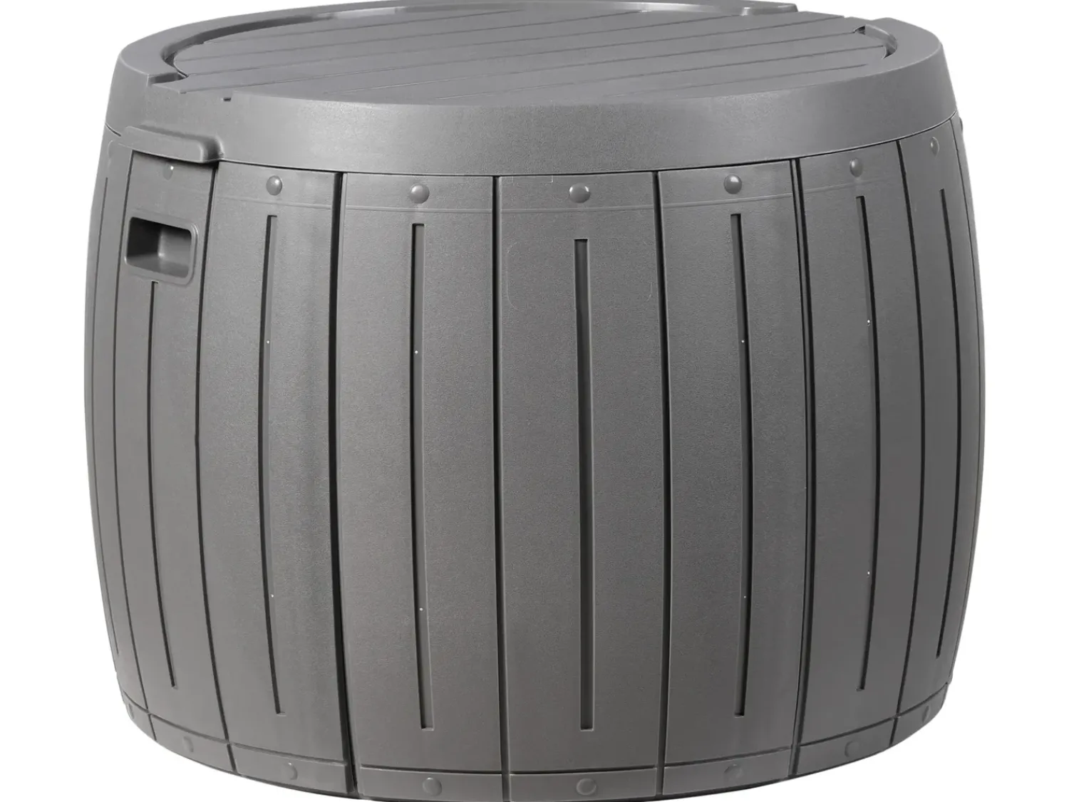 New Beliani Cesta PRINOS 56 cm 56 cm Grigio