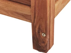 Hot Beliani Cesta RIVIERA 130 cm 48 cm Marrone