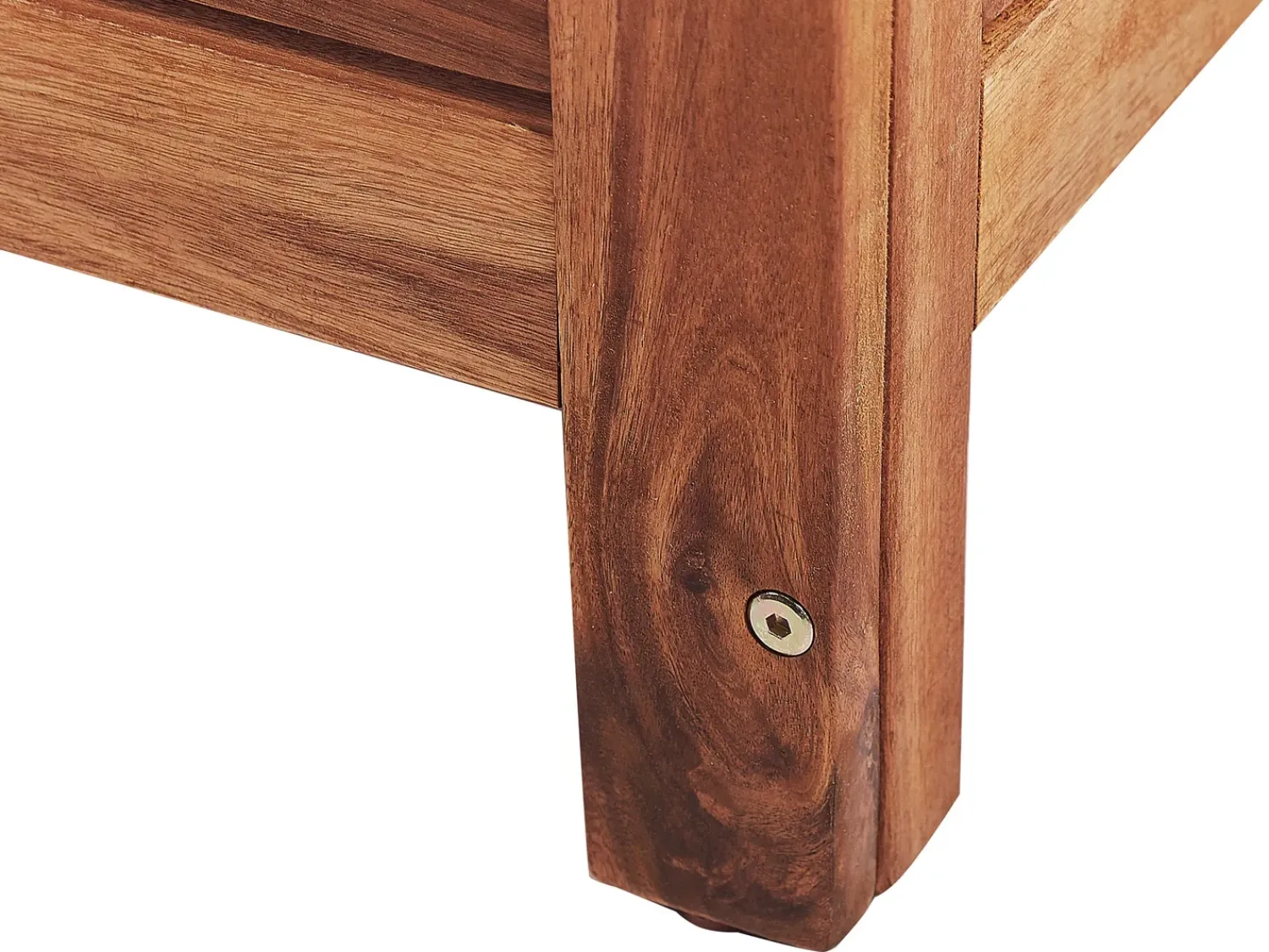 Hot Beliani Cesta RIVIERA 130 cm 48 cm Marrone