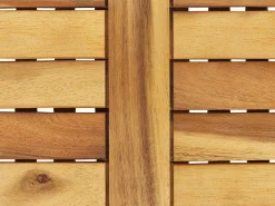 Outlet Beliani Cesta RIVIERA 130 cm 48 cm chiaro Marrone