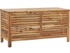 Outlet Beliani Cesta RIVIERA 130 cm 48 cm chiaro Marrone