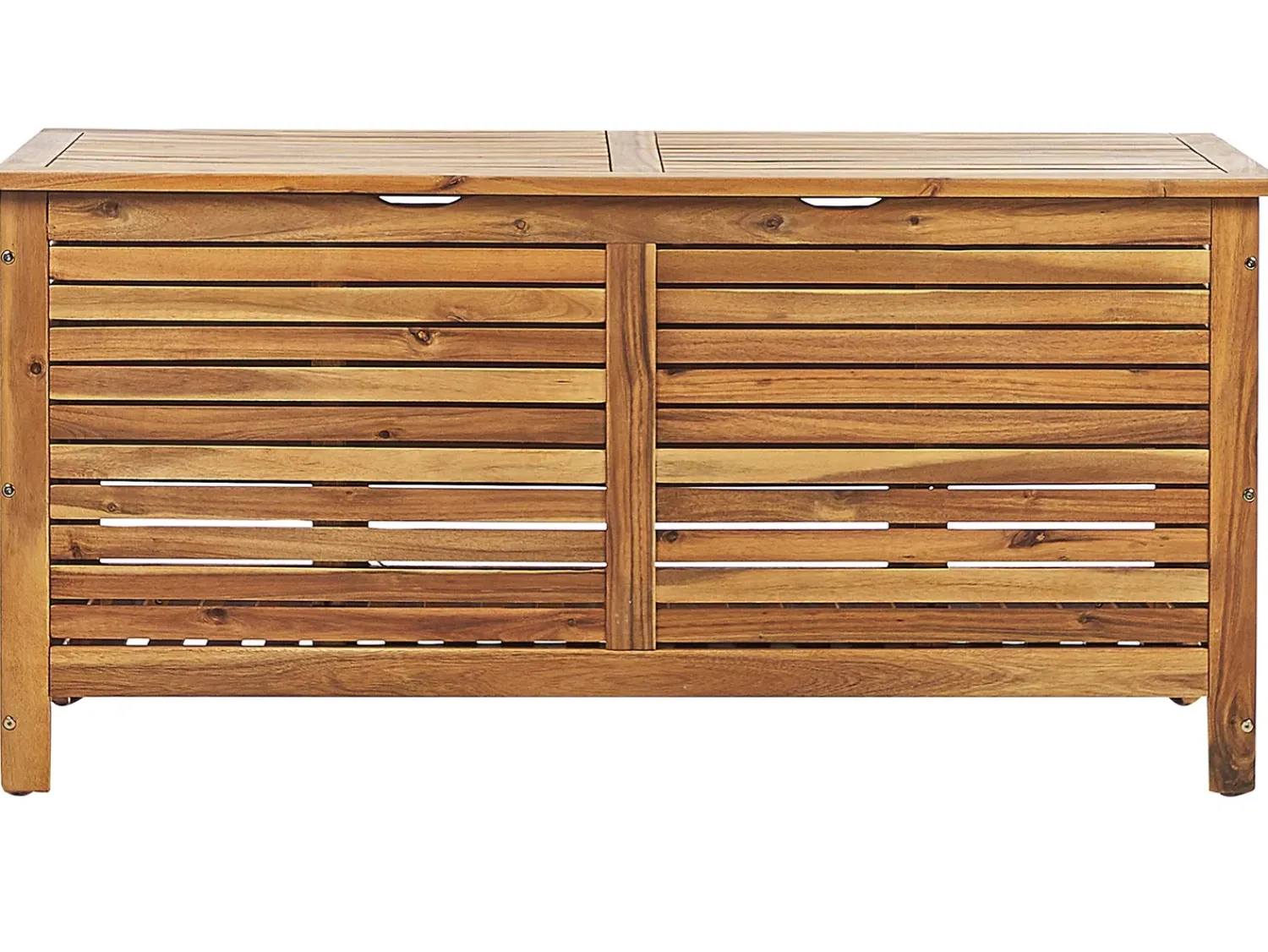 Outlet Beliani Cesta RIVIERA 130 cm 48 cm chiaro Marrone
