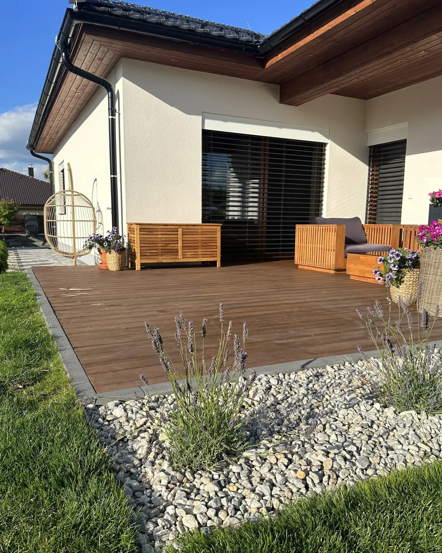 Outlet Beliani Cesta RIVIERA 130 cm 48 cm chiaro Marrone