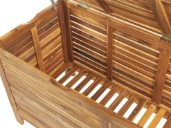 Outlet Beliani Cesta RIVIERA 130 cm 48 cm chiaro Marrone