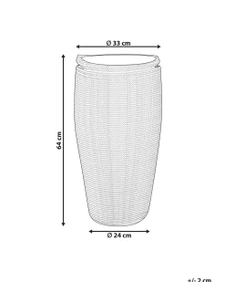 Sale Beliani Cestino ARRAH Cotone Nero/Bianco Bianco Nero