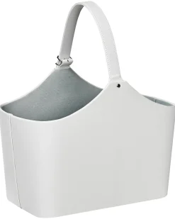 Best Beliani Cestino ELAM Pelle sintetica chiaro Grigio