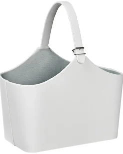 Best Beliani Cestino ELAM Pelle sintetica chiaro Grigio