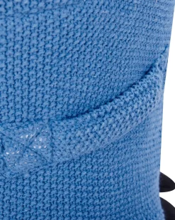 Clearance Beliani Cestino per bambini Dinosauro BAGNU Cotone Blu Blu Nero