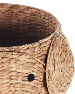 Outlet Beliani Cestino per bambini Elefante DOGON Vimini Naturale Beige Naturale