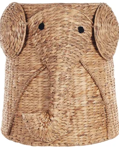 Outlet Beliani Cestino per bambini Elefante DOGON Vimini Naturale Beige Naturale