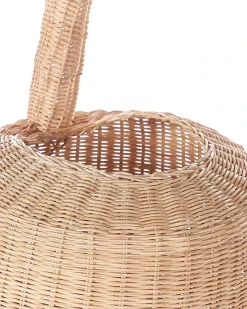 New Beliani Cestino per bambini Giraffa HAINAN Rattan Naturale Beige Naturale