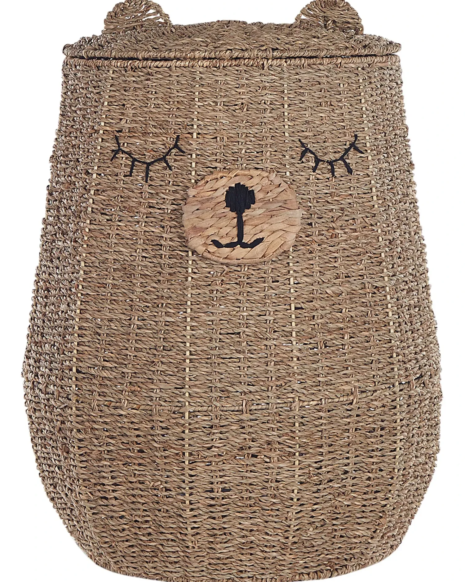 Discount Beliani Cestino per bambini Orsacchiotto FULAN Alghe marine Naturale Beige Naturale