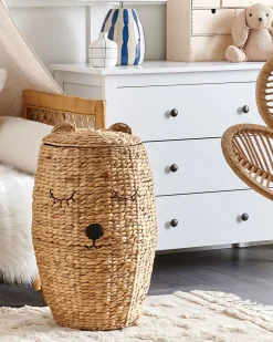 Sale Beliani Cestino per bambini Orsacchiotto SAMBUR Vimini Naturale Beige Naturale