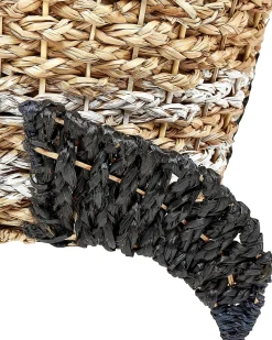 Hot Beliani Cestino per bambini Razzo PAARL Alghe marine Naturale Beige Bianco Naturale Nero