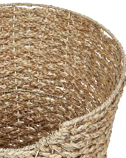 Hot Beliani Cestino per bambini Razzo PAARL Alghe marine Naturale Beige Bianco Naturale Nero